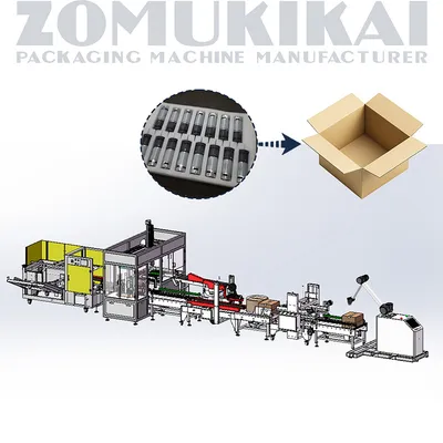 Electric Motors Case Packing and Palletizing