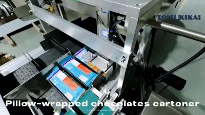 Chokladkartong för kuddpåsar