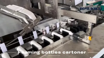 Skummande flaskor Kartonger